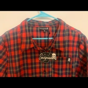 NEW with tags ! Sourpuss Red Plaid Dress